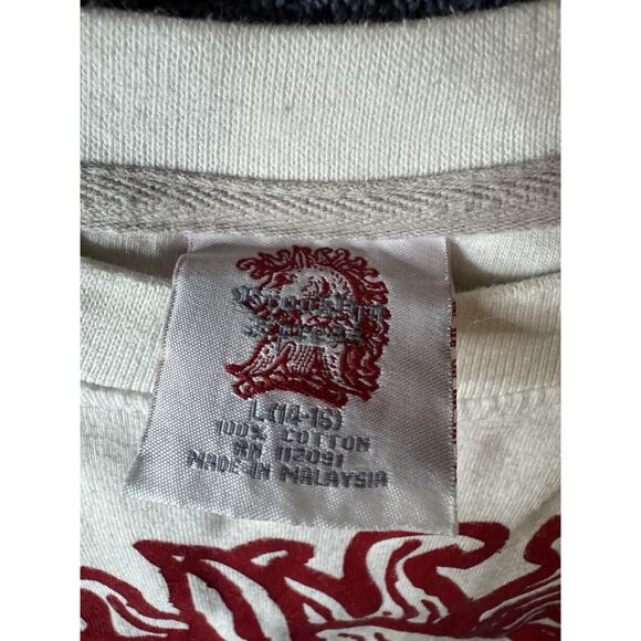 Vintage Y2K Brooklyn Xpress Jeans Graphic T Shirt Size Small Horse Goth Grunge - Picture 3 of 7